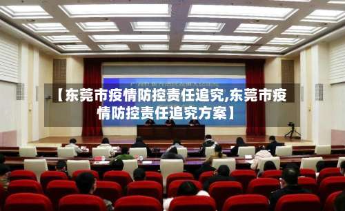 【东莞市疫情防控责任追究,东莞市疫情防控责任追究方案】