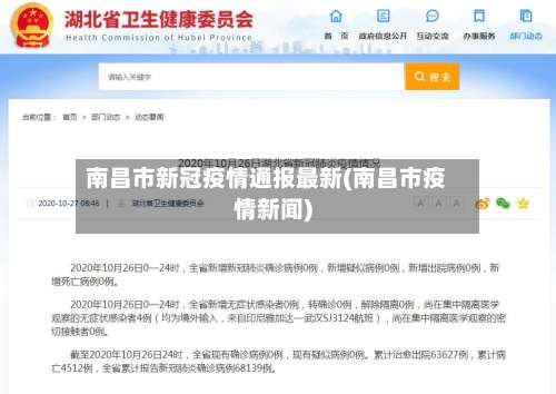 南昌市新冠疫情通报最新(南昌市疫情新闻)-第3张图片