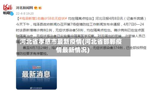 河北省孝感市最新疫情(河北省邯郸疫情最新情况)