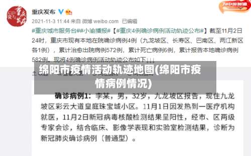 绵阳市疫情活动轨迹地图(绵阳市疫情病例情况)