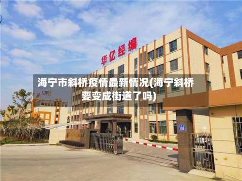 海宁市斜桥疫情最新情况(海宁斜桥要变成街道了吗)