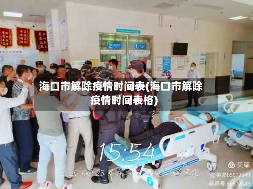 海口市解除疫情时间表(海口市解除疫情时间表格)-第2张图片