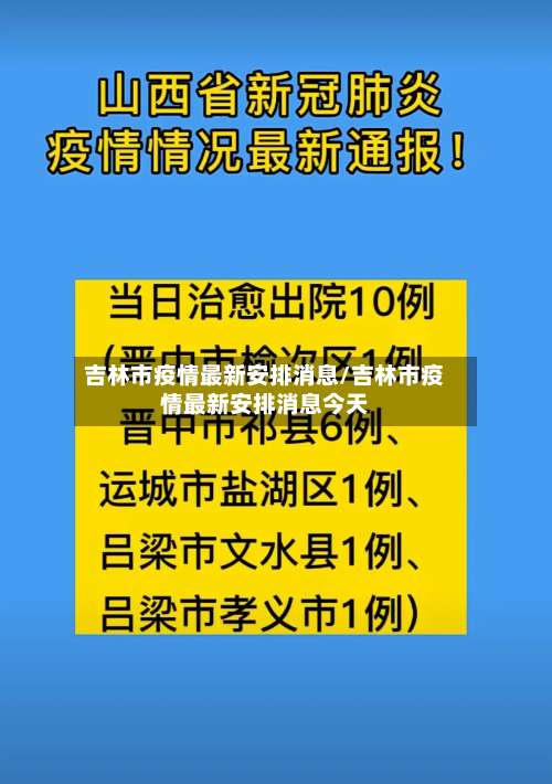 吉林市疫情最新安排消息/吉林市疫情最新安排消息今天