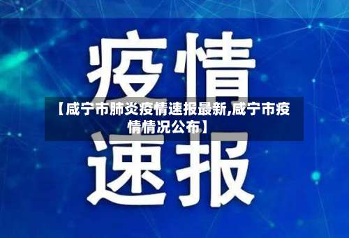 【咸宁市肺炎疫情速报最新,咸宁市疫情情况公布】