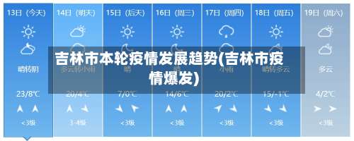 吉林市本轮疫情发展趋势(吉林市疫情爆发)-第3张图片