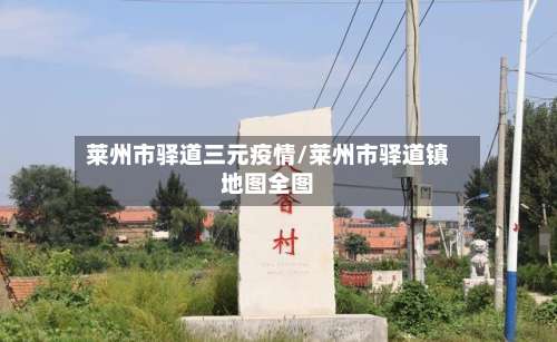 莱州市驿道三元疫情/莱州市驿道镇地图全图-第3张图片