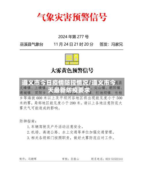 遵义市今日疫情防控情况/遵义市今天最新防疫要求