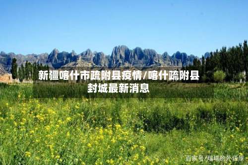 新疆喀什市疏附县疫情/喀什疏附县封城最新消息