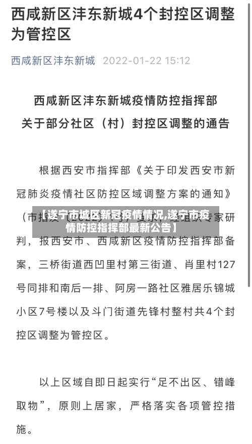 【遂宁市城区新冠疫情情况,遂宁市疫情防控指挥部最新公告】-第2张图片