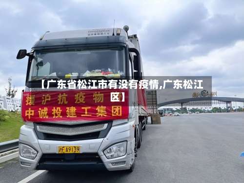 【广东省松江市有没有疫情,广东松江区】