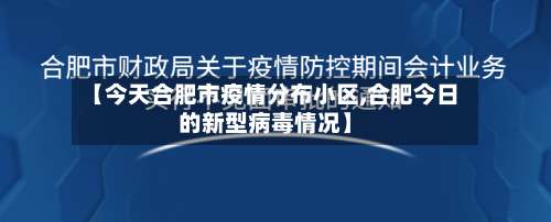 【今天合肥市疫情分布小区,合肥今日的新型病毒情况】-第2张图片