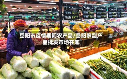 岳阳市疫情期间农产品/岳阳农副产品批发市场在哪