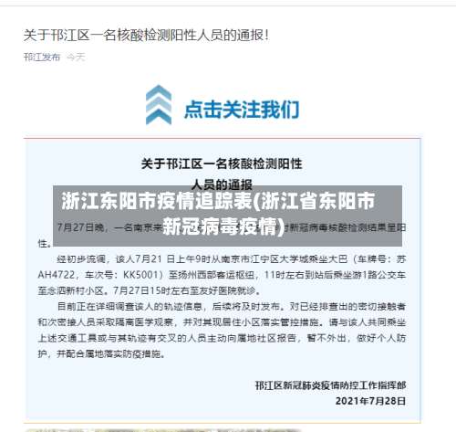 浙江东阳市疫情追踪表(浙江省东阳市新冠病毒疫情)-第3张图片
