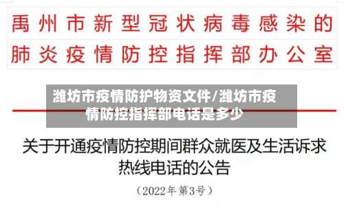 潍坊市疫情防护物资文件/潍坊市疫情防控指挥部电话是多少-第3张图片