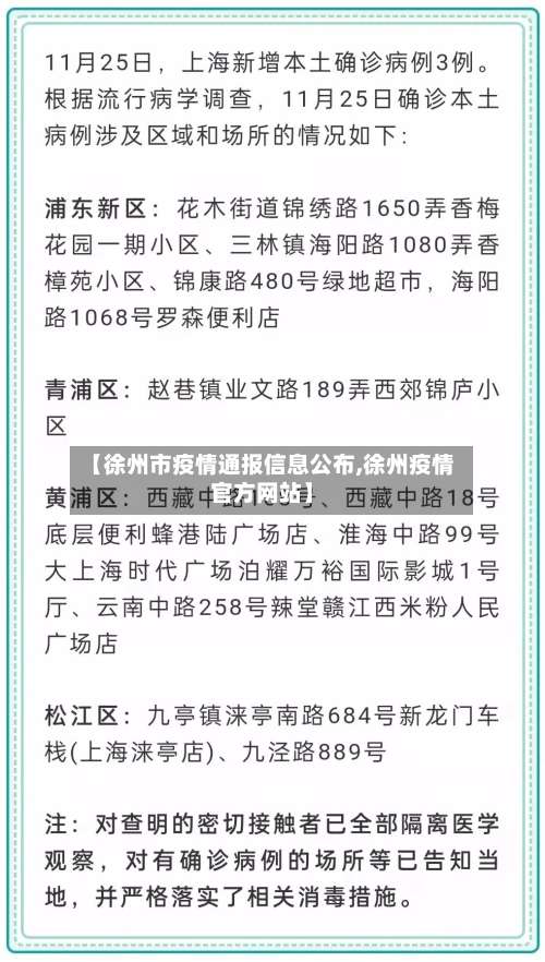【徐州市疫情通报信息公布,徐州疫情官方网站】