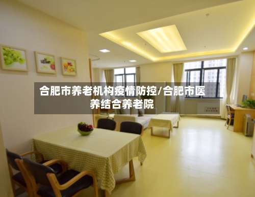 合肥市养老机构疫情防控/合肥市医养结合养老院