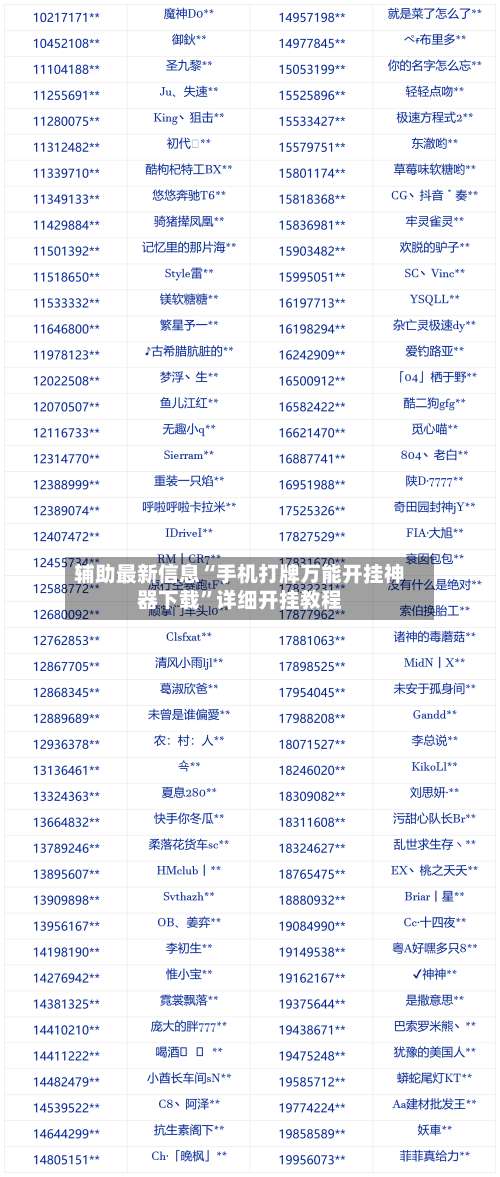 辅助最新信息“手机打牌万能开挂神器下载”详细开挂教程-第2张图片