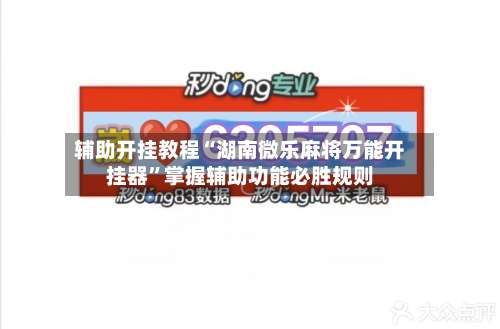 辅助开挂教程“湖南微乐麻将万能开挂器”掌握辅助功能必胜规则-第3张图片