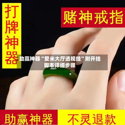 助赢神器“爱米大厅透视挂”附开挂脚本详细步骤