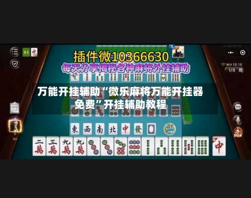 万能开挂辅助“微乐麻将万能开挂器免费”开挂辅助教程-第2张图片
