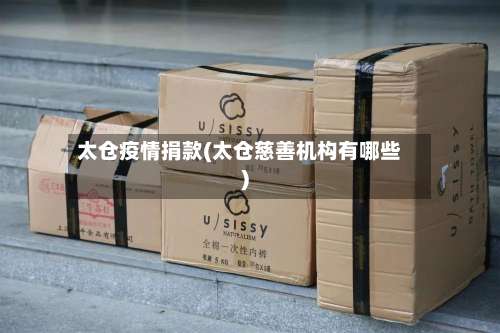 太仓疫情捐款(太仓慈善机构有哪些)-第3张图片