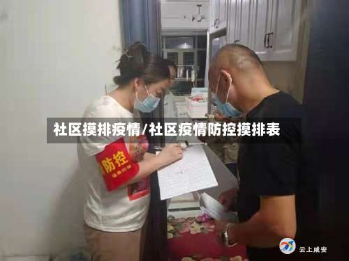 社区摸排疫情/社区疫情防控摸排表-第2张图片