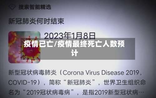 疫情已亡/疫情最终死亡人数预计-第2张图片
