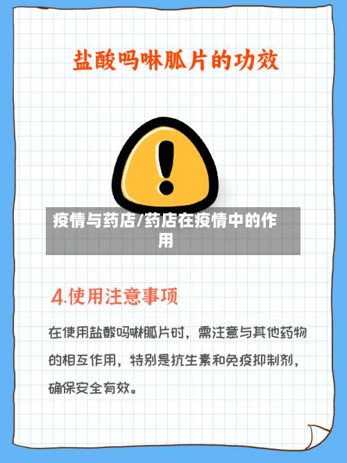 疫情与药店/药店在疫情中的作用
