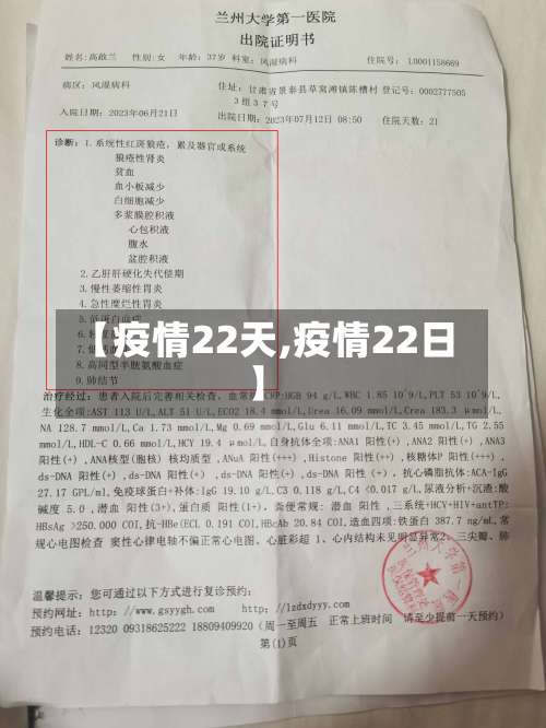 【疫情22天,疫情22日】