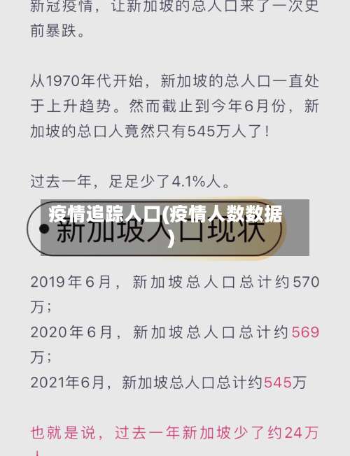 疫情追踪人口(疫情人数数据)-第2张图片
