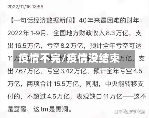 疫情不完/疫情没结束