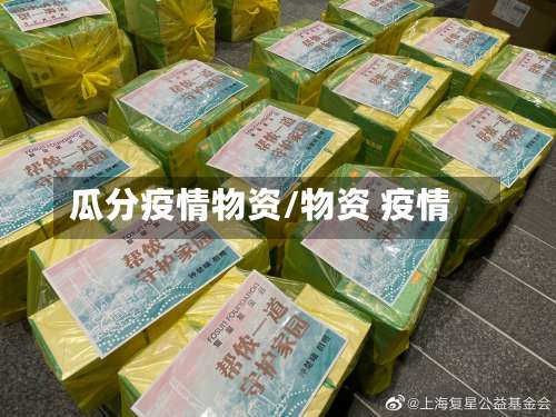 瓜分疫情物资/物资 疫情