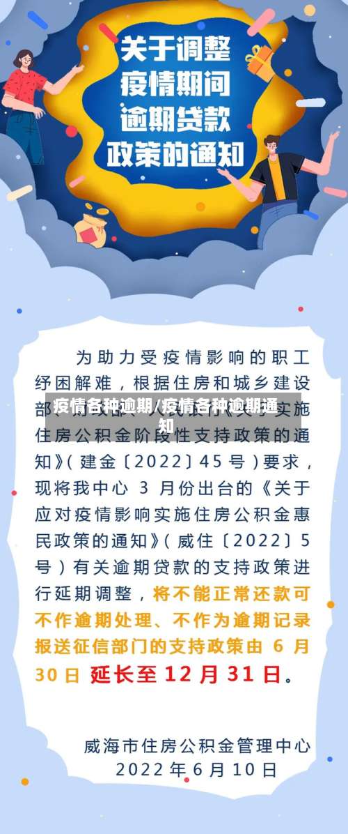 疫情各种逾期/疫情各种逾期通知