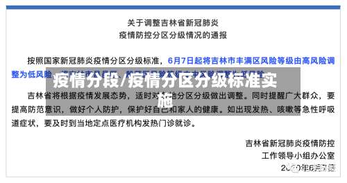 疫情分段/疫情分区分级标准实施-第2张图片