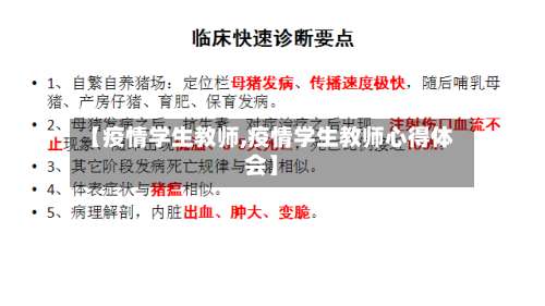 【疫情学生教师,疫情学生教师心得体会】-第3张图片