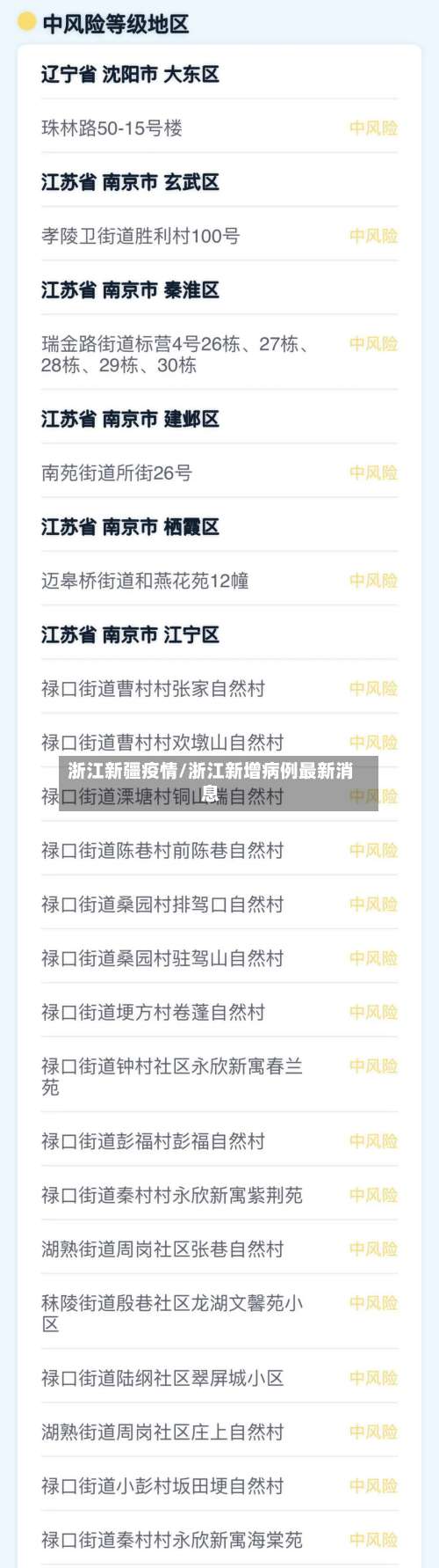 浙江新疆疫情/浙江新增病例最新消息-第2张图片