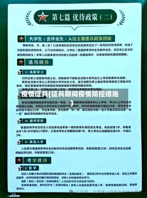 疫情征兵(征兵期间疫情防控措施)