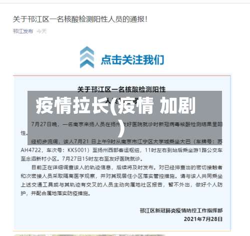 疫情拉长(疫情 加剧)