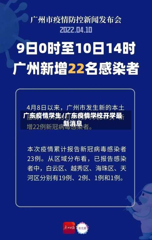 广东疫情学生/广东疫情学校开学最新消息-第2张图片