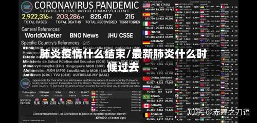 肺炎疫情什么结束/最新肺炎什么时候过去