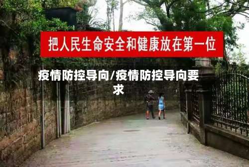 疫情防控导向/疫情防控导向要求