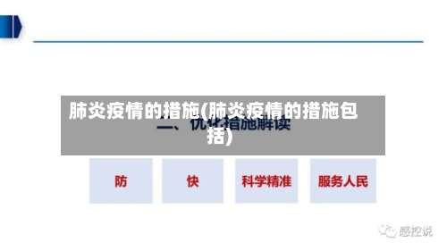 肺炎疫情的措施(肺炎疫情的措施包括)