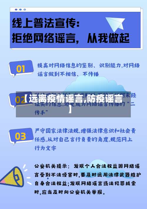 【远离疫情谣言,防疫谣言】
