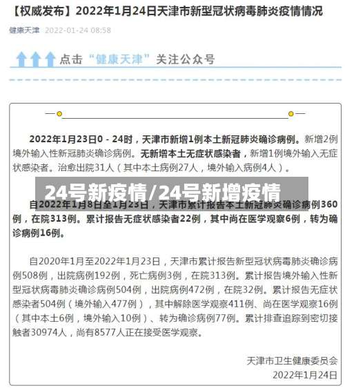 24号新疫情/24号新增疫情-第2张图片