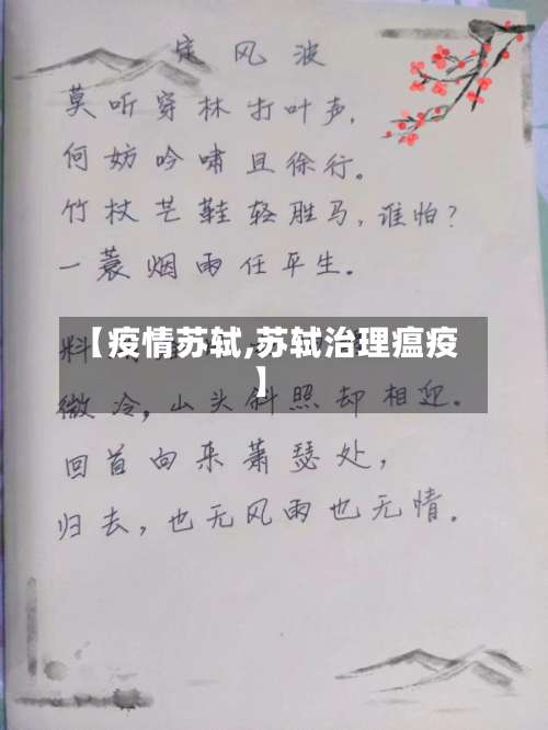 【疫情苏轼,苏轼治理瘟疫】-第2张图片