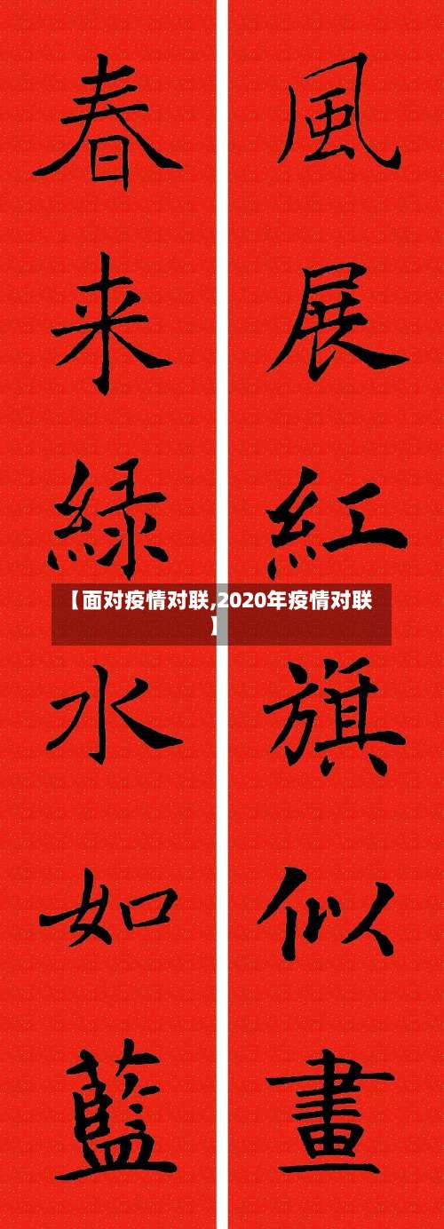 【面对疫情对联,2020年疫情对联】-第2张图片