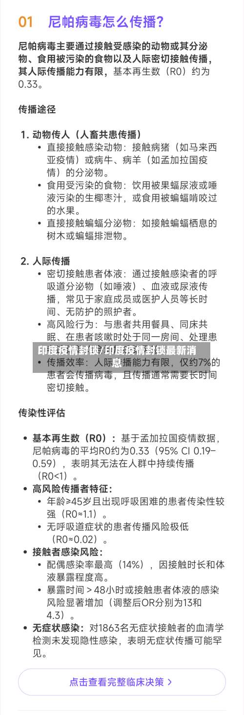 印度疫情封锁/印度疫情封锁最新消息-第2张图片