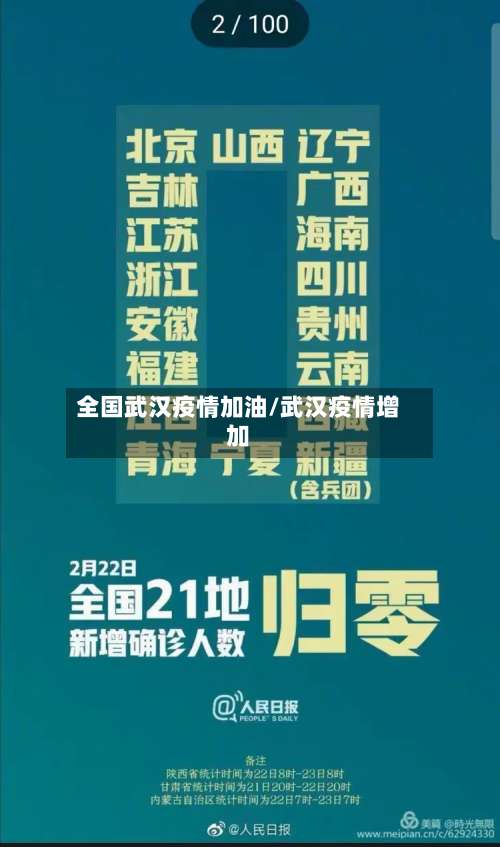 全国武汉疫情加油/武汉疫情增加