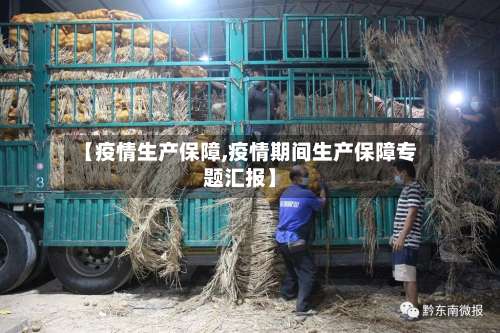 【疫情生产保障,疫情期间生产保障专题汇报】